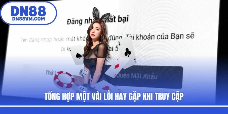 Tổng hợp một vài lỗi hay gặp khi truy cập